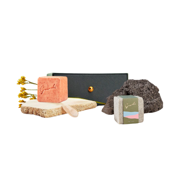 Set de Limpieza y Exfoliación GUUDS GUUDS con Agate y Volcano