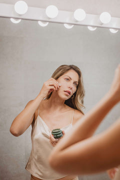Crema facial Emerald GUUDS en rutina de cuidado facial